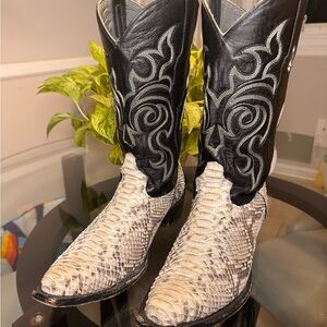 Los Altos Python Cowboy Boots